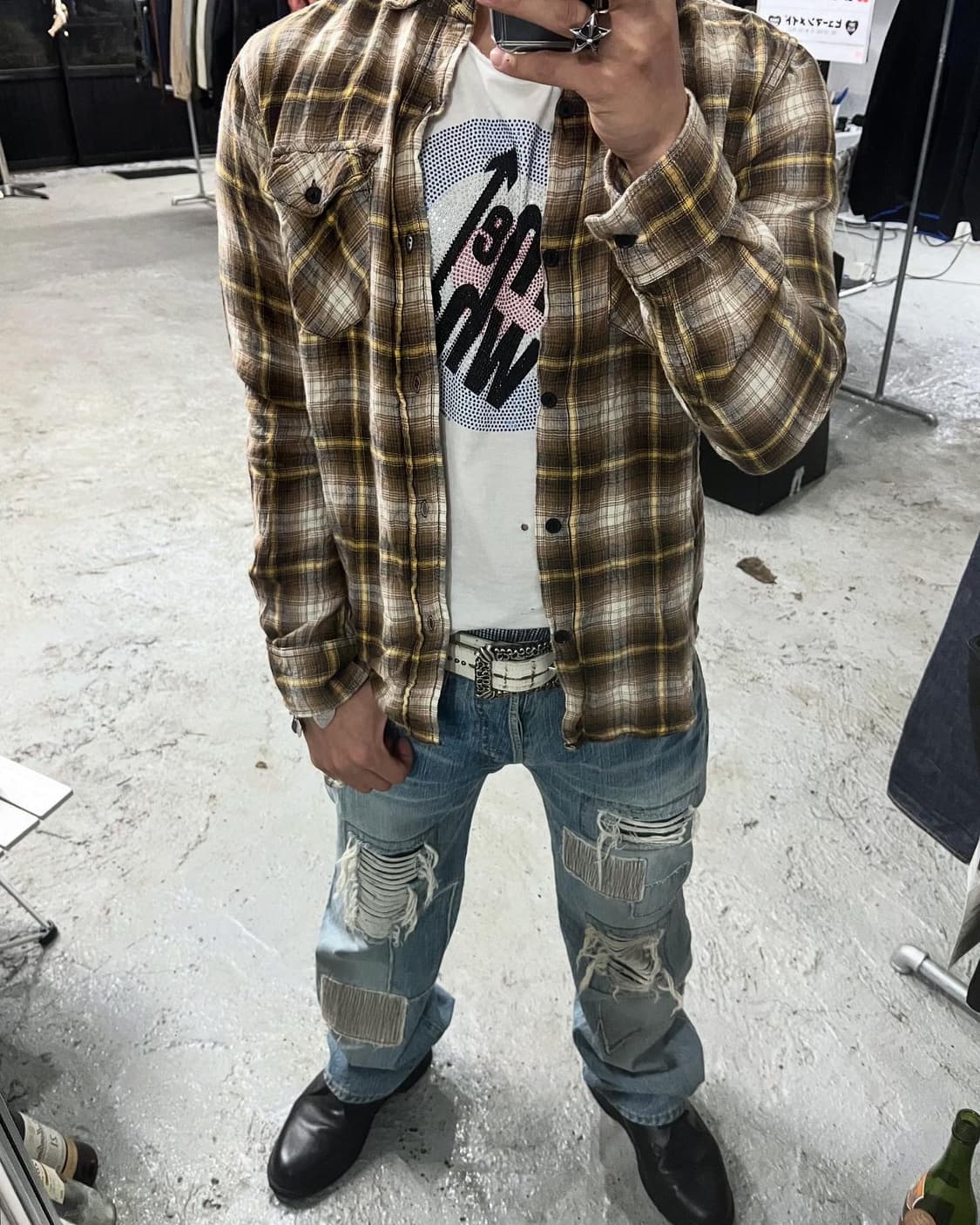 smork destroyed repair denim /japan made 상품이미지1