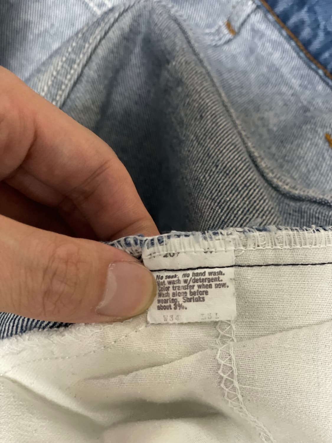 80s USA 리바이스 20517 오렌지탭 34x31 상품이미지4