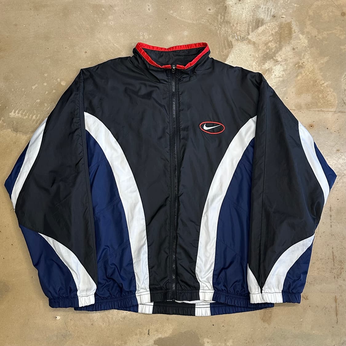 L 나이키 90s 빈티지 빅스우시 배색 바람막이 상품이미지2