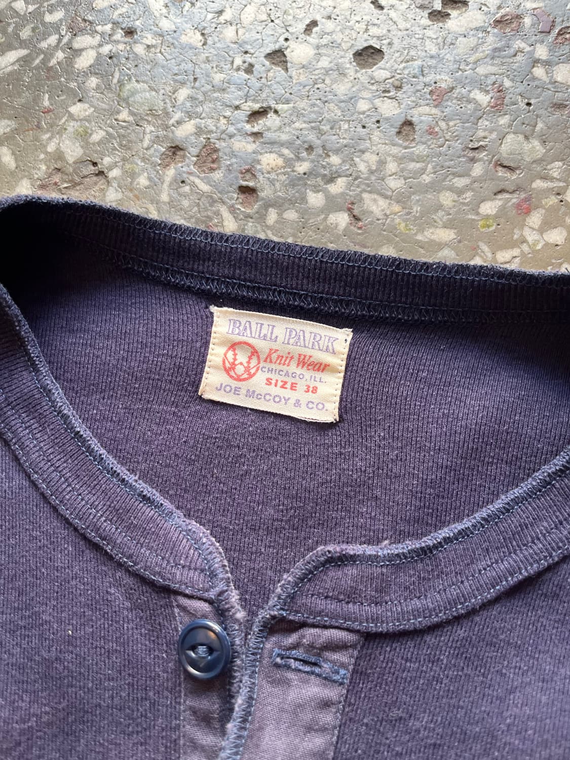 조맥코이 볼파크 헨리넥 긴팔티셔츠  상품이미지5