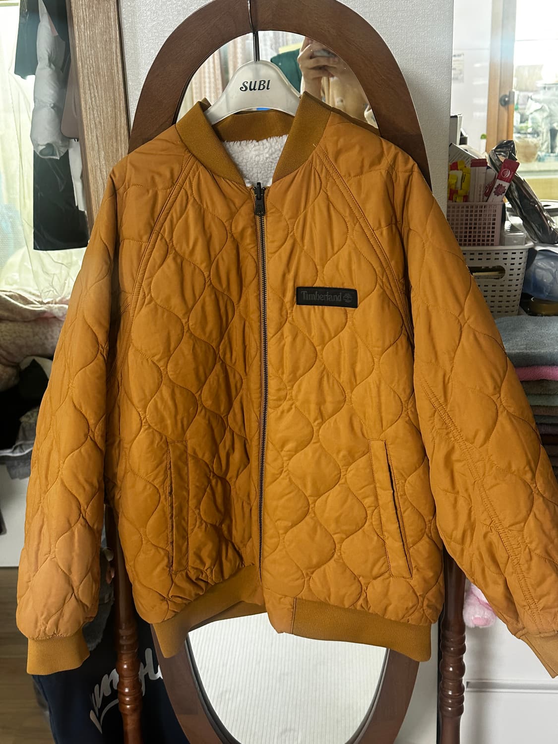 팀버랜드 퀄팅 리버시블 자켓 상품이미지1