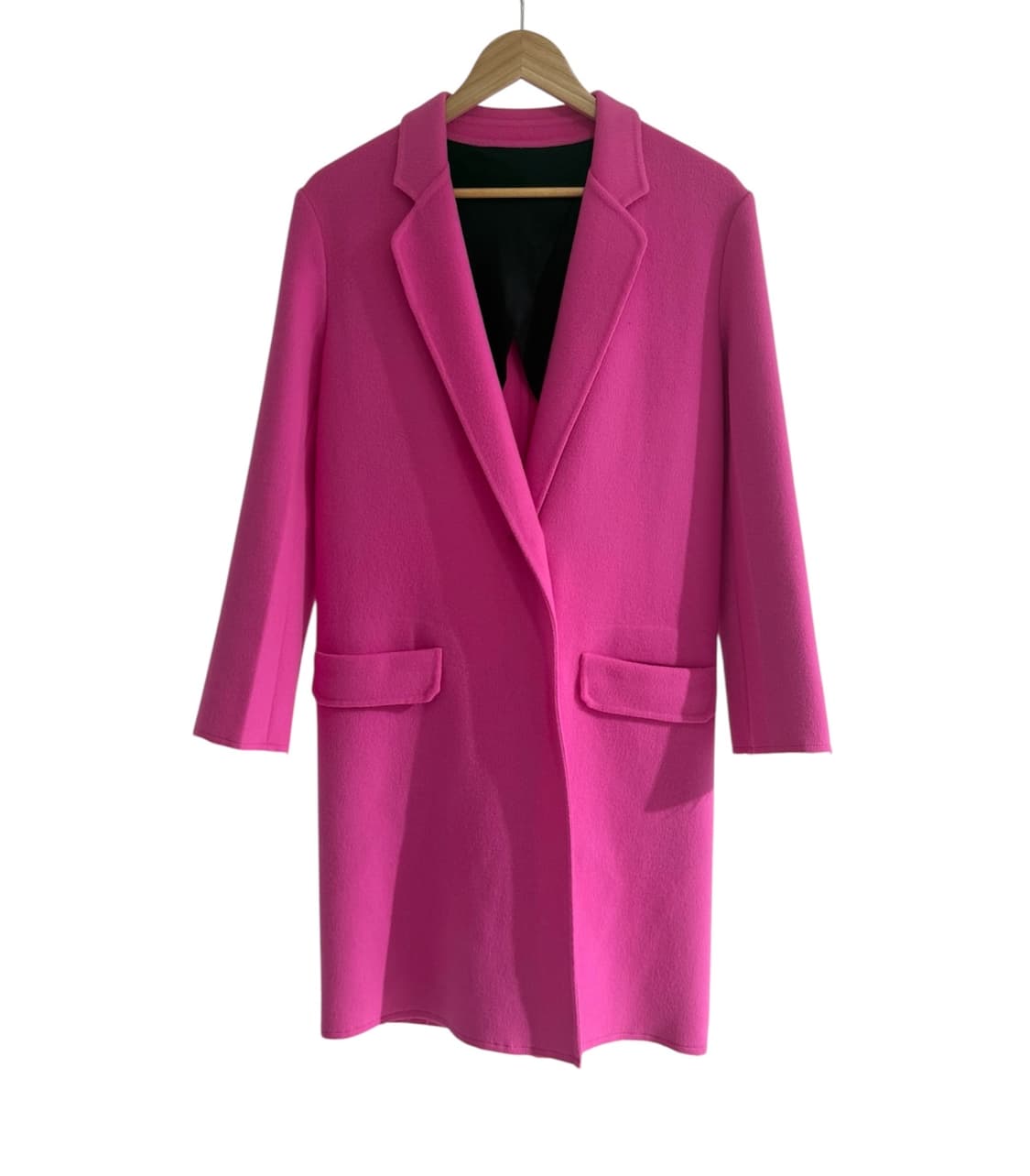 헬무트랭 핫핑크 울 캐시미어 혼방 코트 상품이미지1