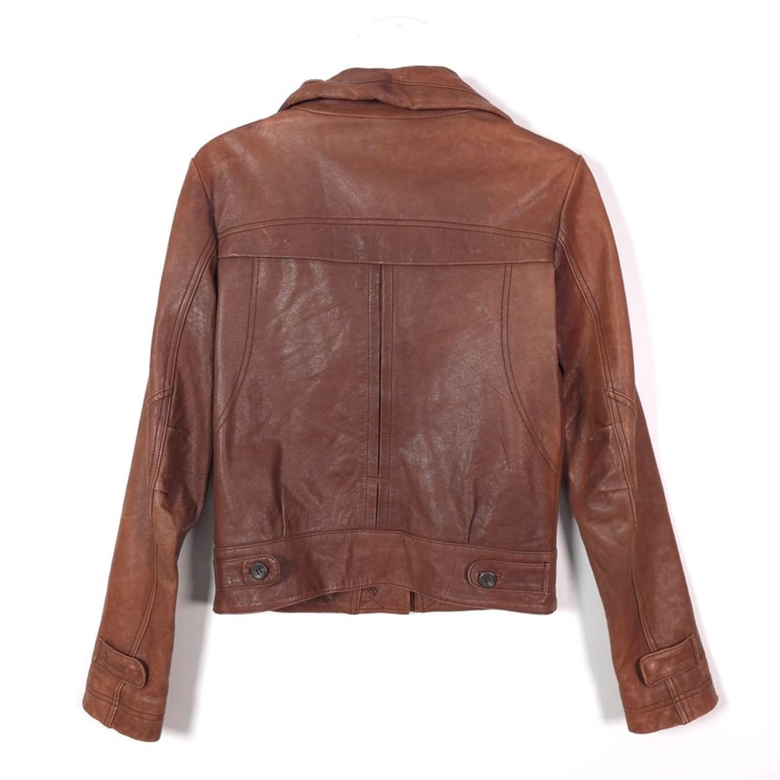 엠핀 천연 양가죽 100 빈티지 브라운 숏 자켓 66 상품이미지5