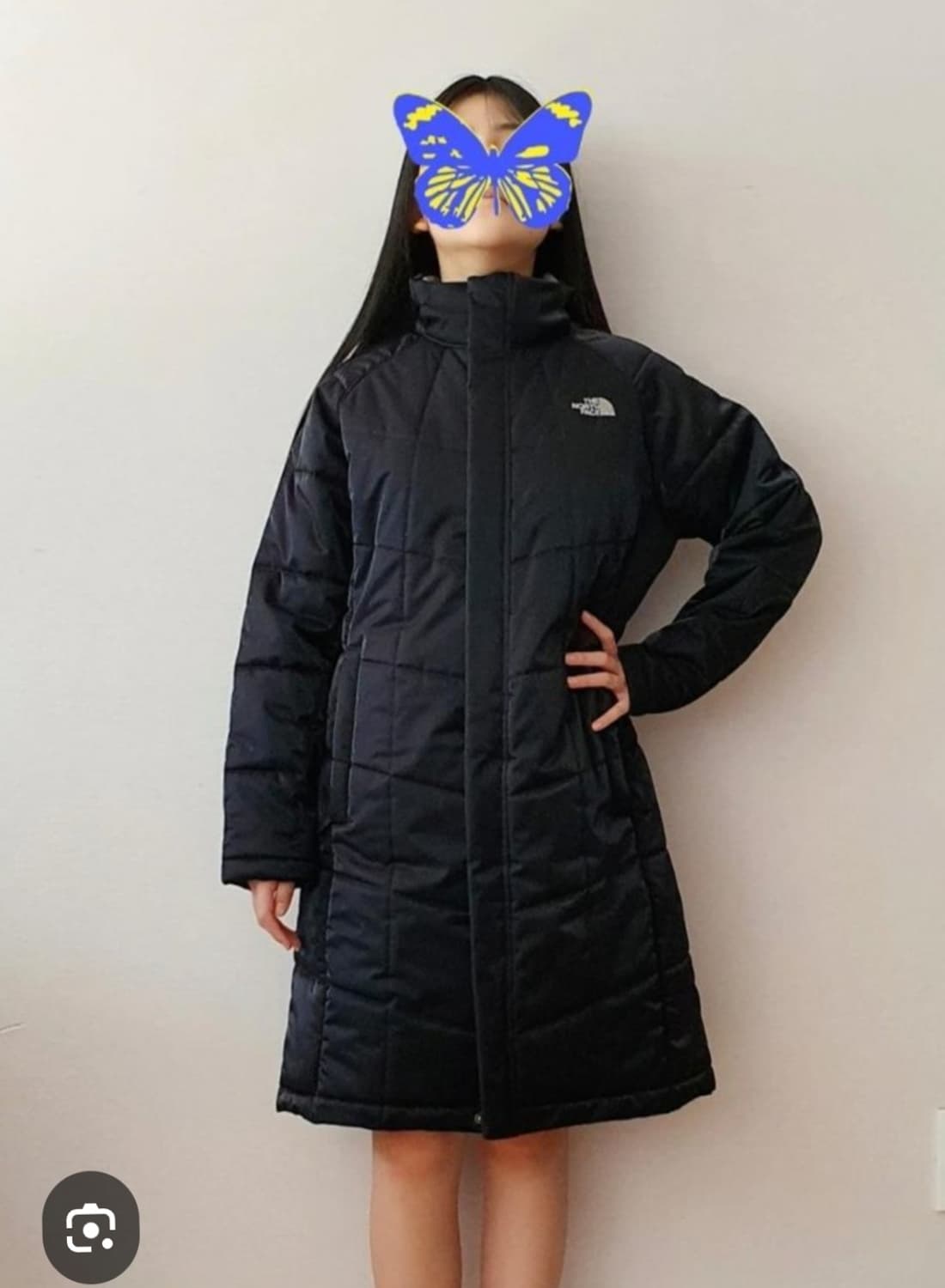 아만다 스타일 코트핏 노스페이스 롱패딩 (44~55) 상품이미지1