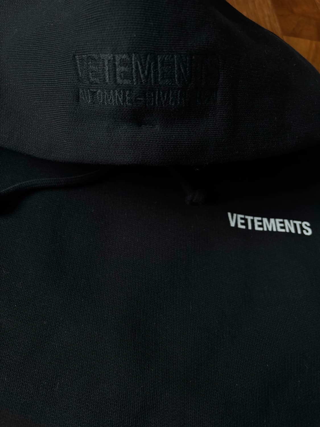 Vetements Garderobe Logo Hoodie 상품이미지3