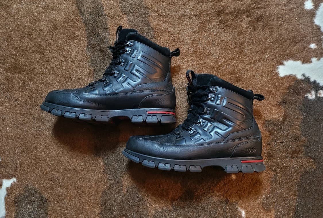 폴로 랄프로렌 남성용 라이더 블랙 가죽 앵글부츠(10.5) 상품이미지1