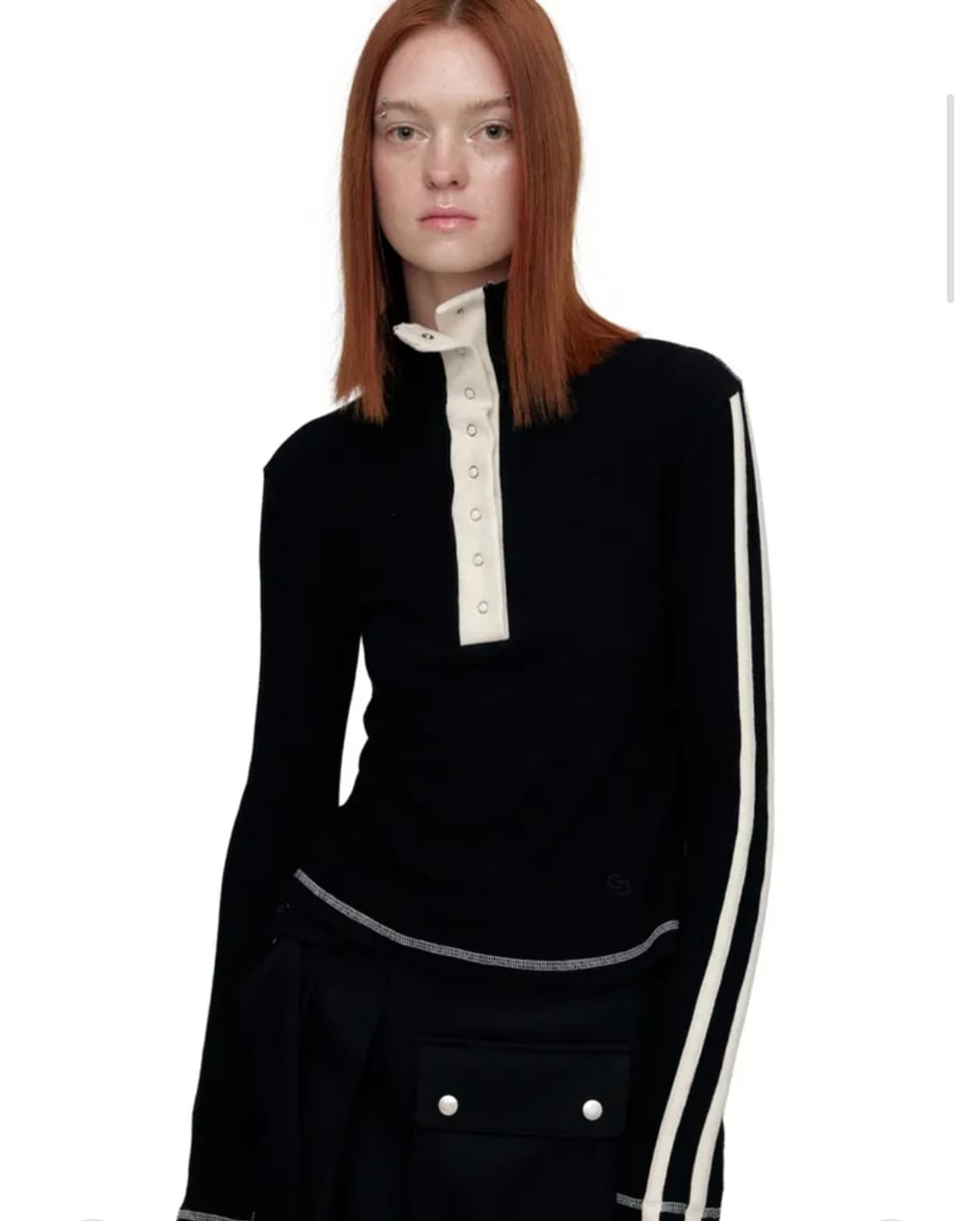 세릭 CERRIC COLOR SNAP BUTTON TOP 상품이미지4