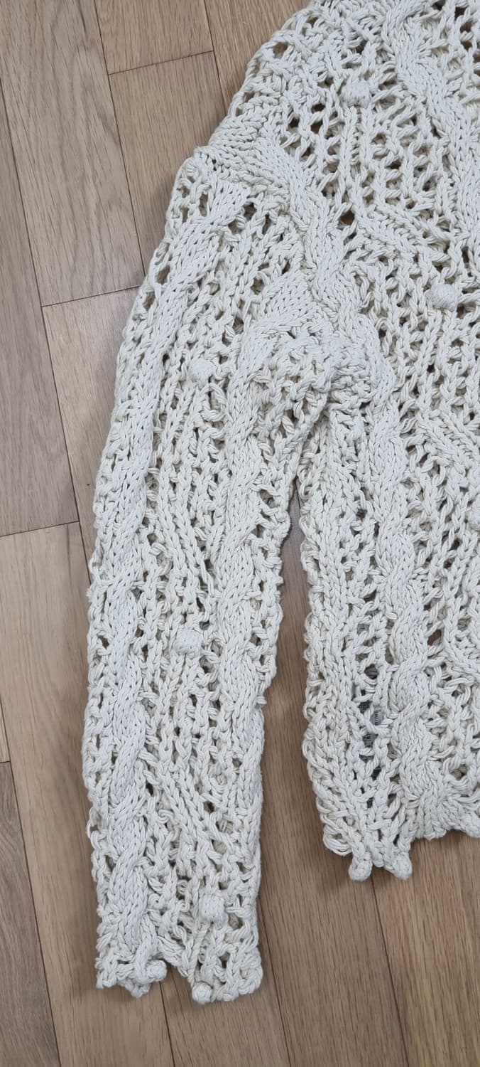 ZARA 자라 메쉬 면 가디건 M _ 여성 상품이미지7