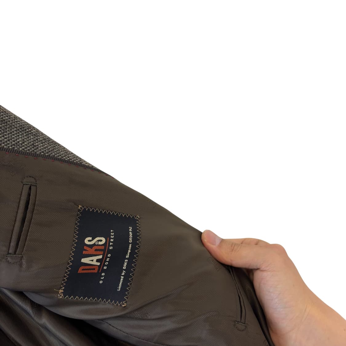 닥스 캐시미어 100 체크 블레이저 상품이미지4