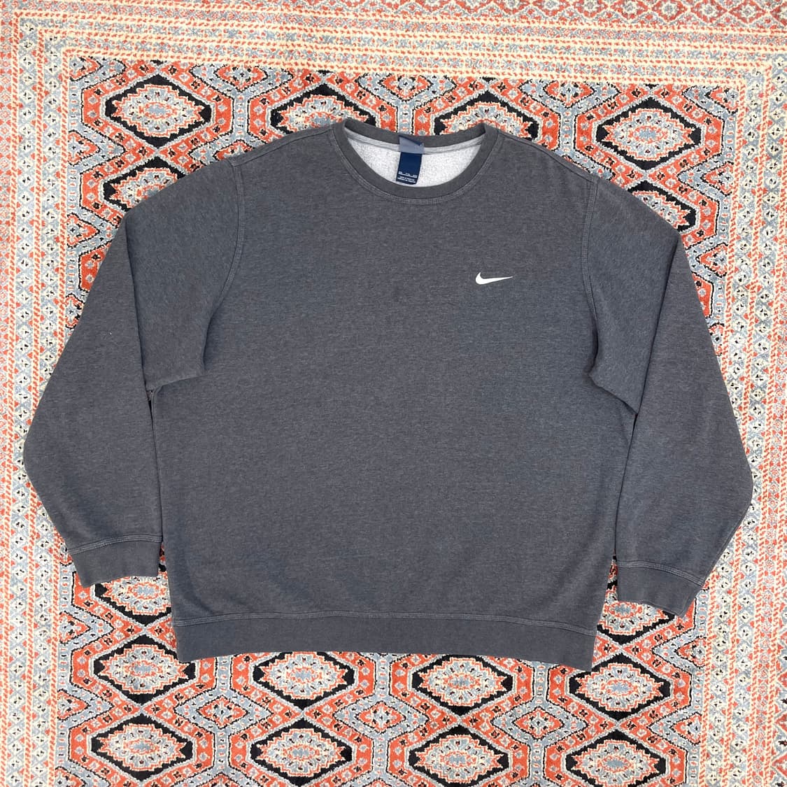 나이키 스우시로고 차콜 기모 오버핏 맨투맨 남성XXL 상품이미지1