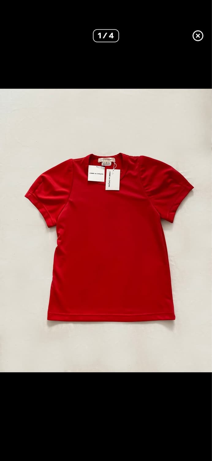 Comme des garçons red T-shirt 상품이미지1