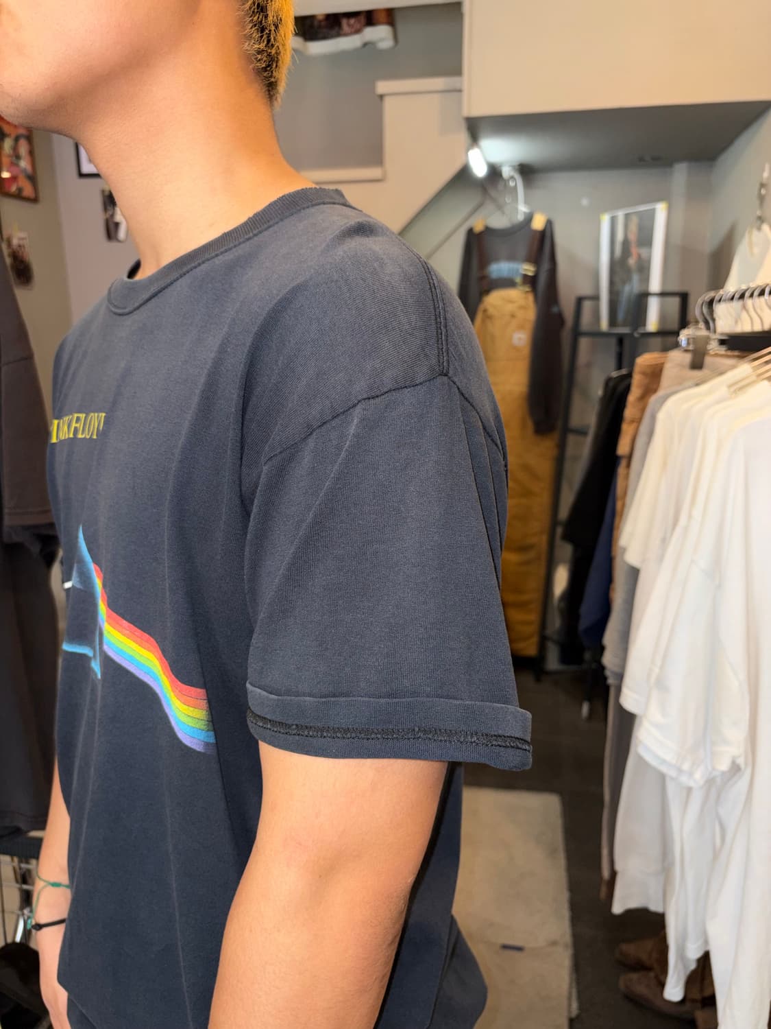 90‘s Pink Floyd artwork faded T-shirt 상품이미지7