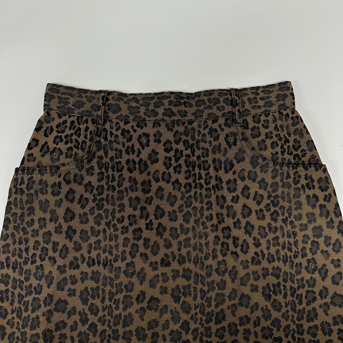 펜디 레오파드 로고 스커트 상품이미지2