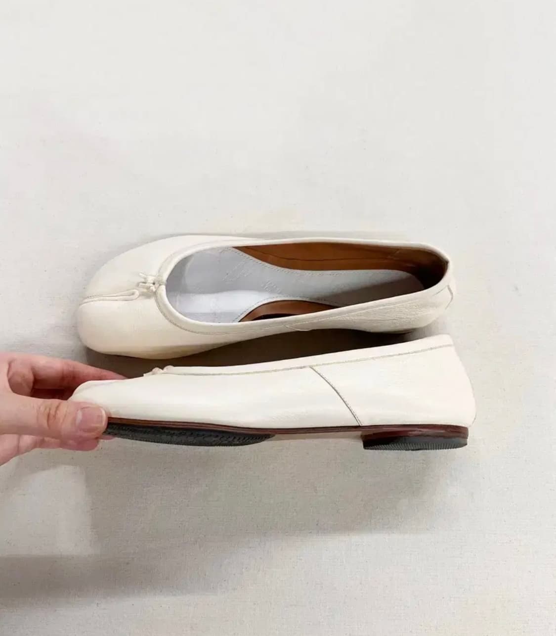 마르지엘라 타비 플랫 화이트 225 상품이미지6