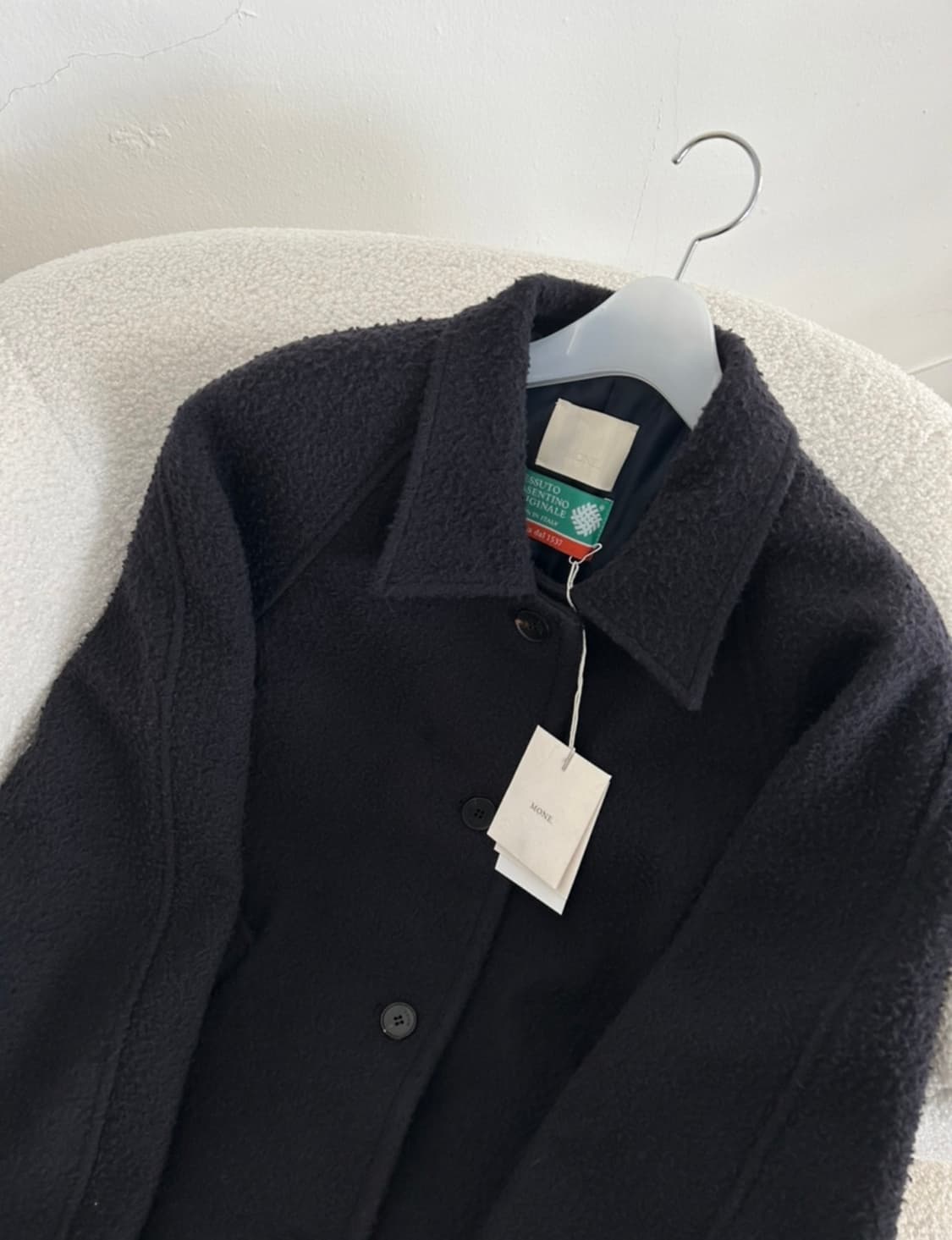 모네 카센티노 네이비하프코트 상품이미지4