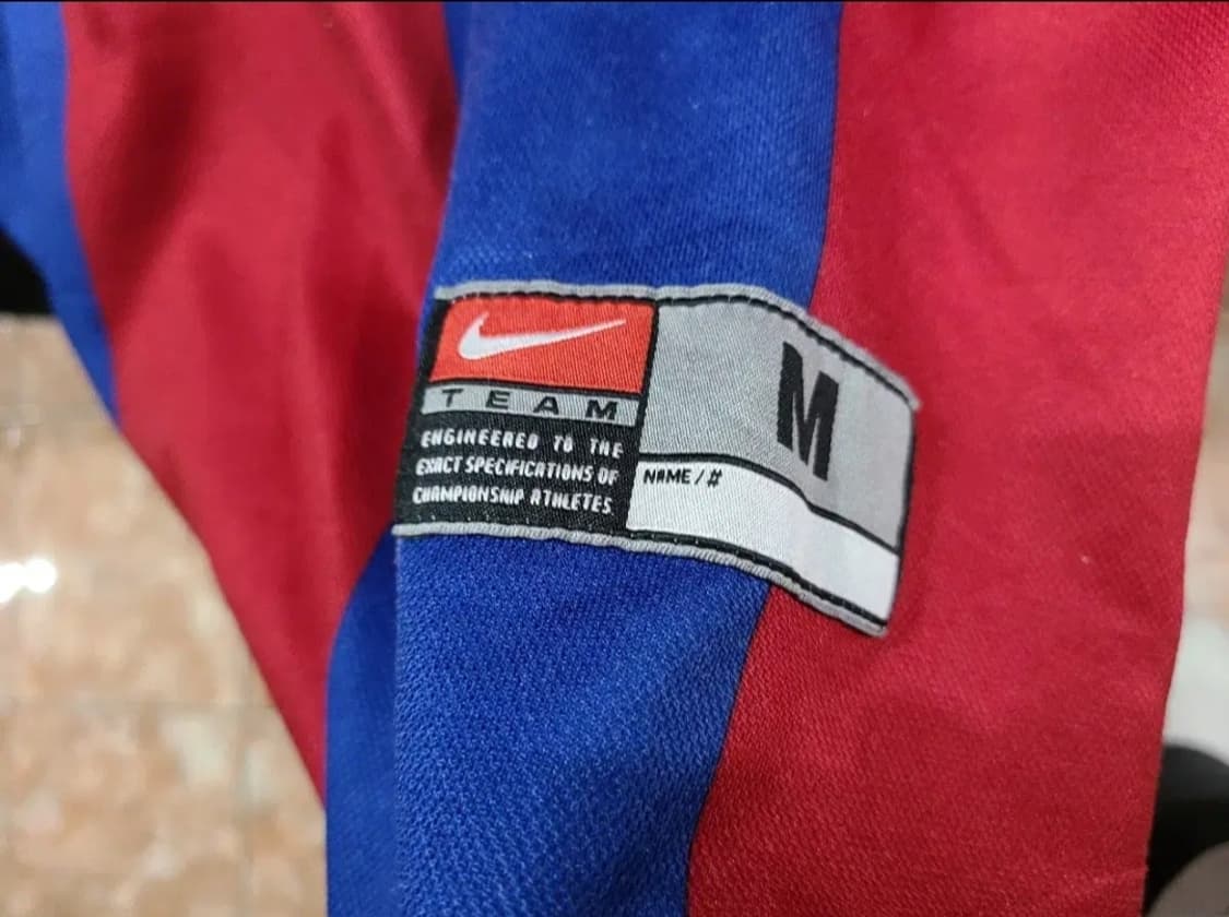 나이키 98 99 FC바르셀로나 올드레플 축구져지 상품이미지4