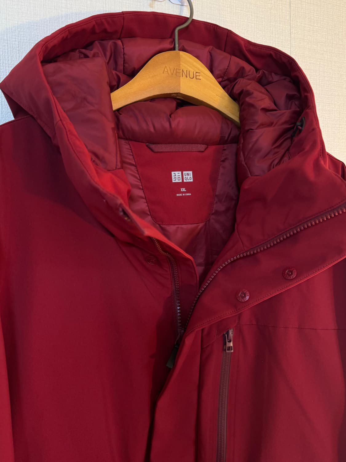 [XXL]유니클로 하이브리드 다운 파카 패딩 자켓 상품이미지3