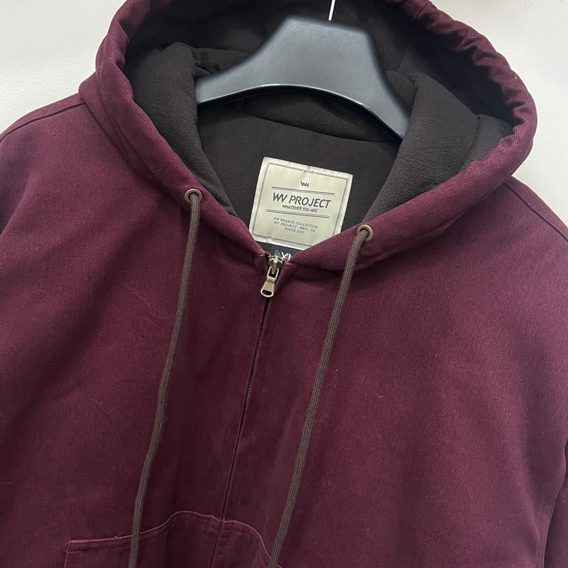 WV프로젝트 데저트 버건디 후드 점퍼 XL 상품이미지3