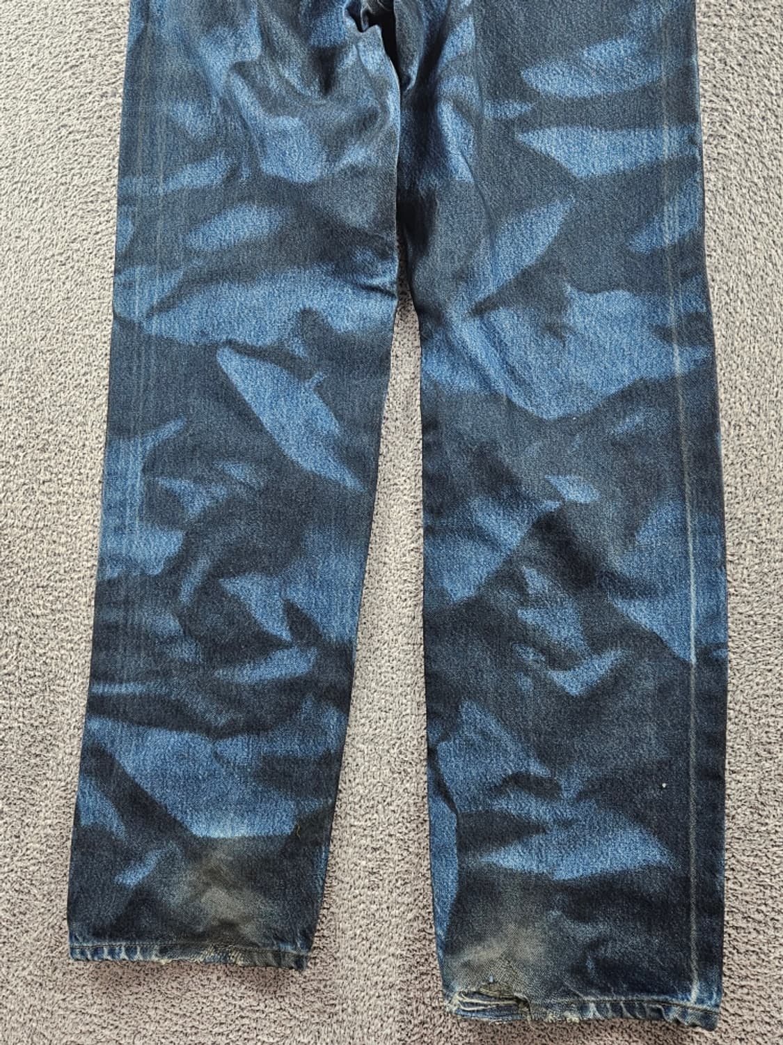 칼하트 밴딩 다잉 워시드 커스텀 데님 팬츠 (36X36추정)/ 11043 상품이미지10