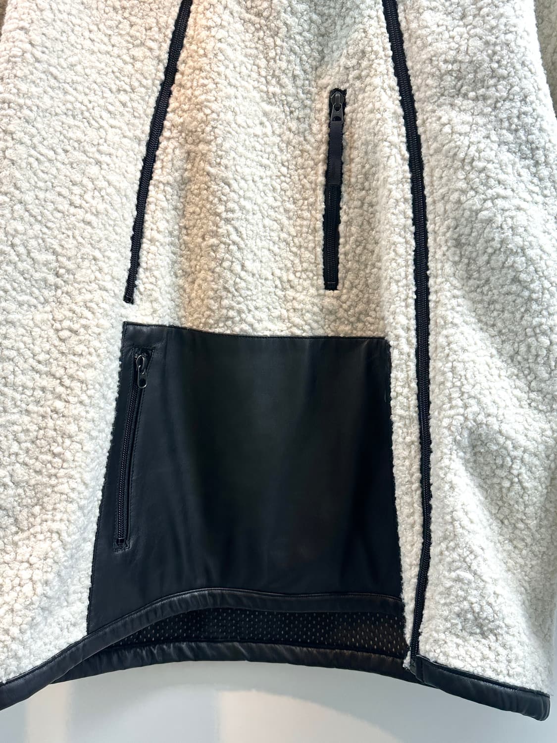 SOE 양가즉 플리스 자켓 (아이보리, M/민트급) 상품이미지3