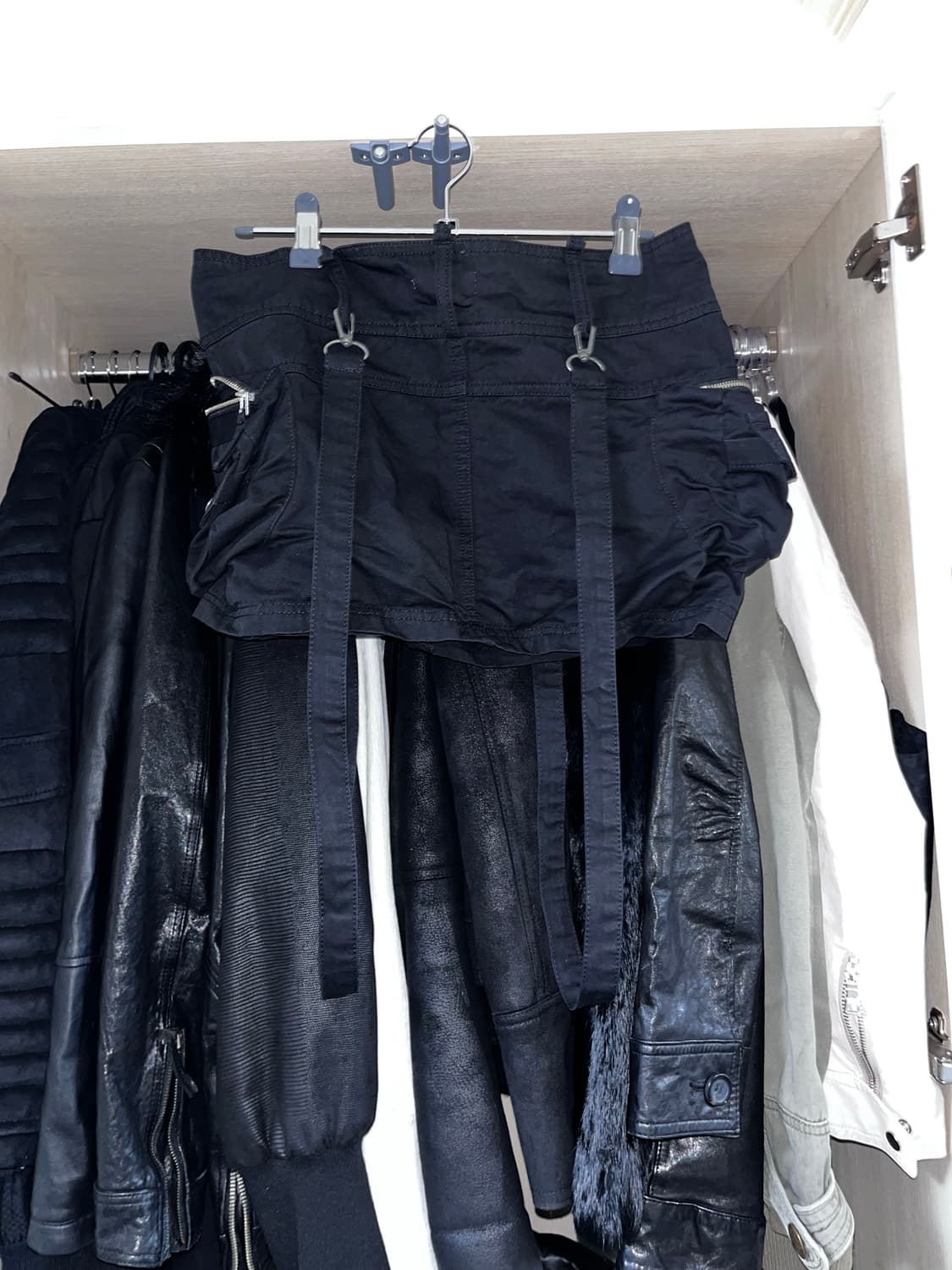 한소희착용 서스펜더 마이크로 스커트 m 상품이미지7