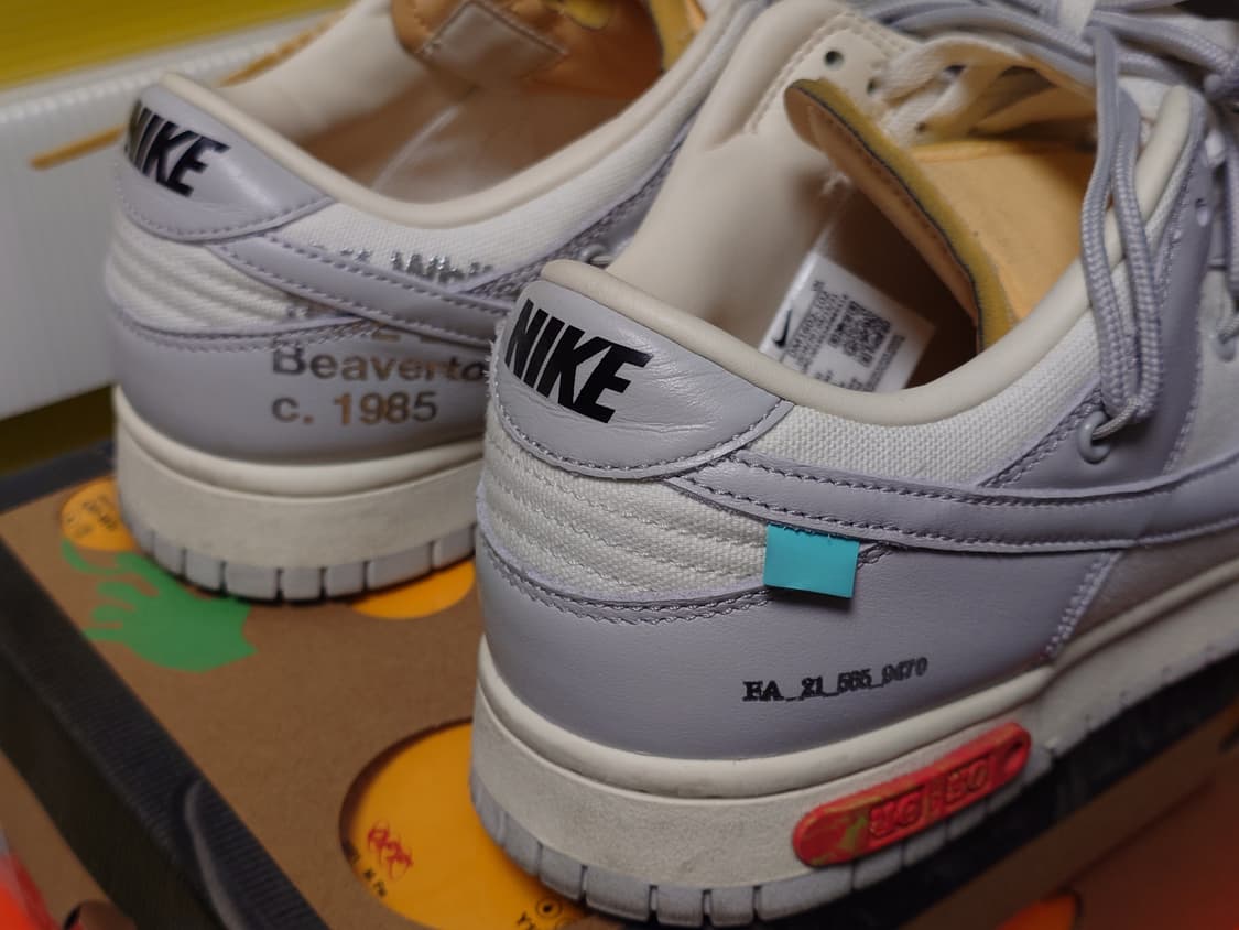 [270] 나이키 덩크 로우 x 오프화이트 Lot.46  박풀 상품이미지4