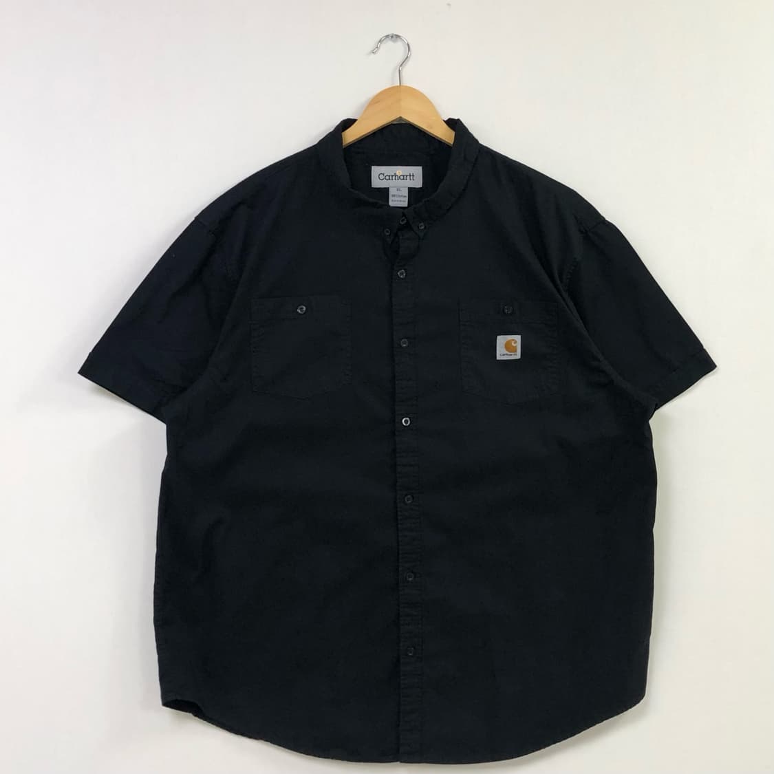 XL 칼하트 블랙 워크 셔츠 상품이미지2
