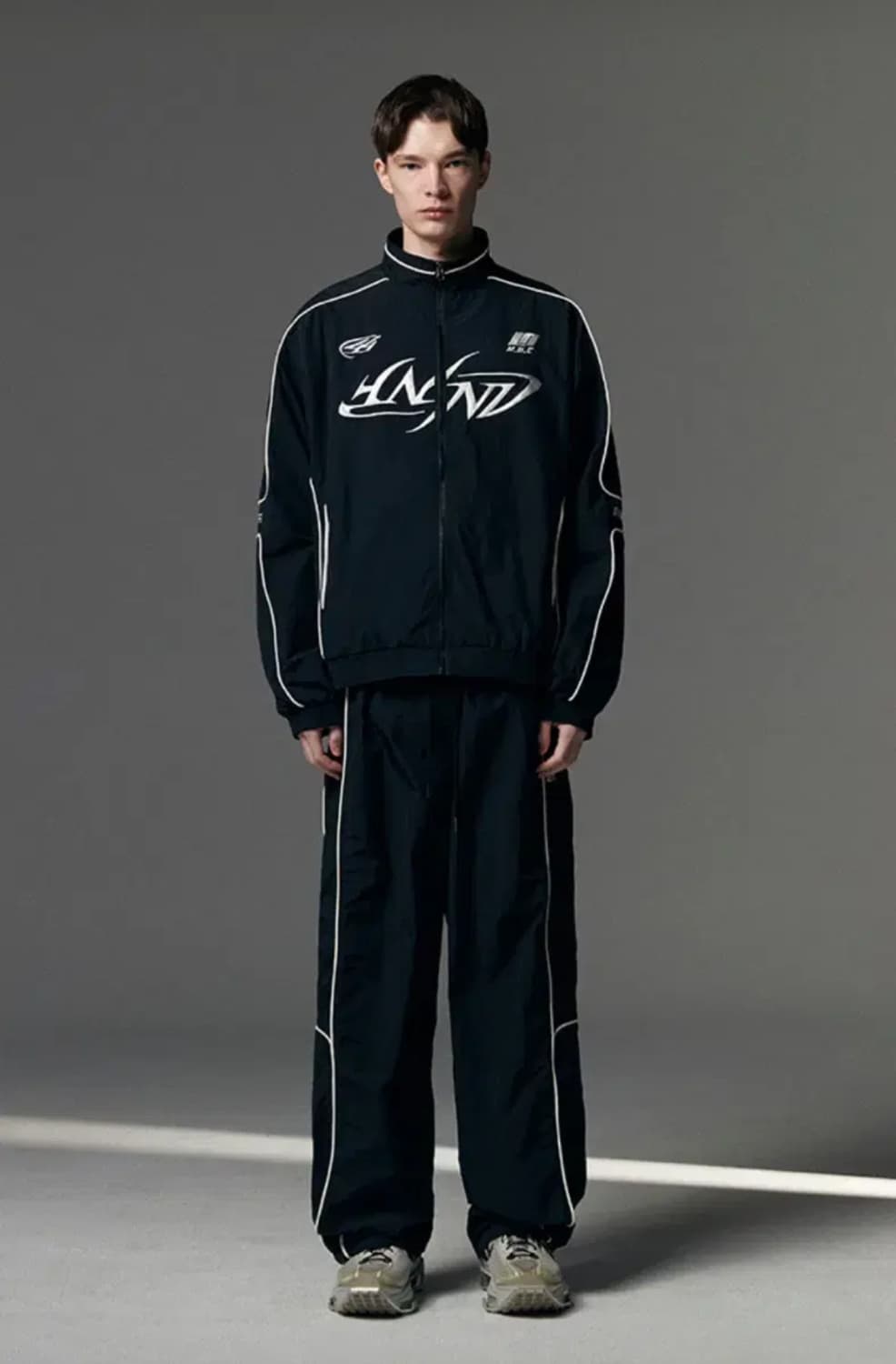 낫포너드 레이싱 팬츠 바지 블랙 XL 상품이미지2