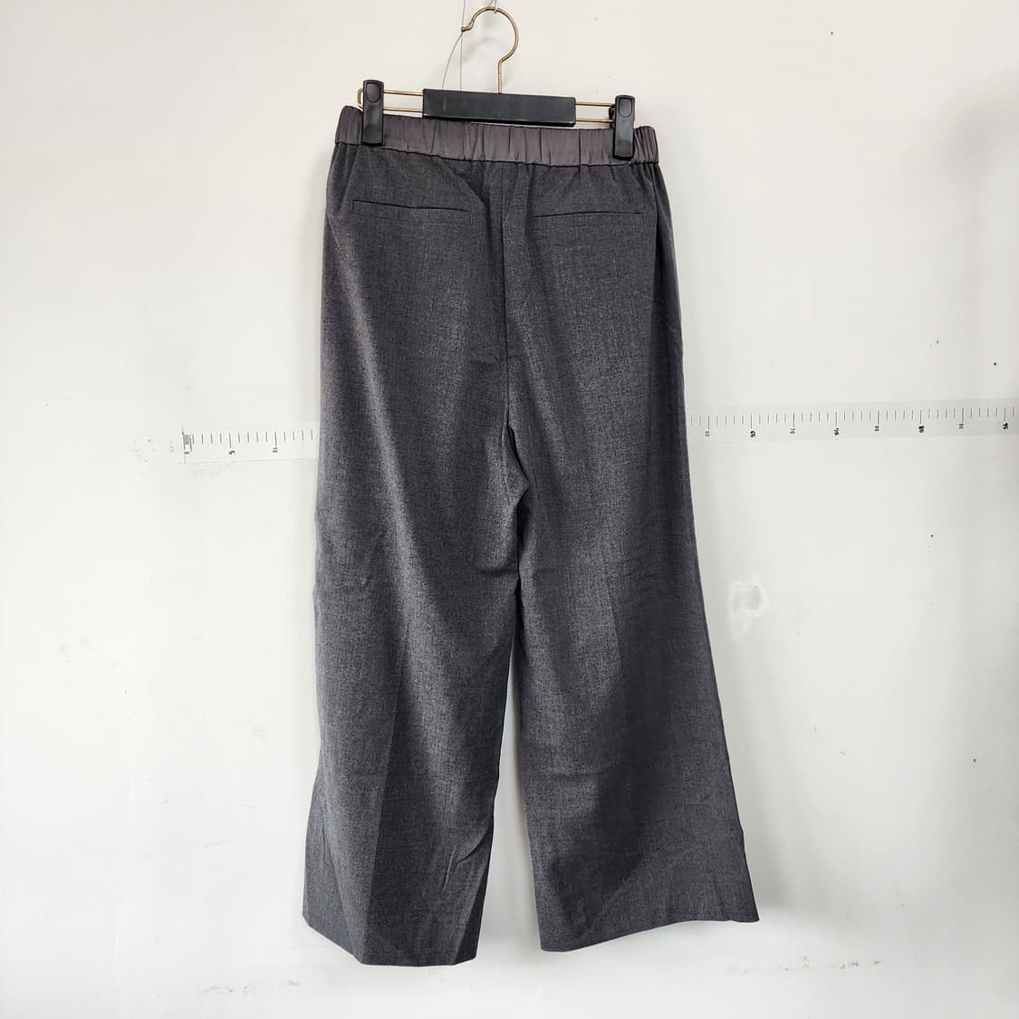 김서영 회색 와이드 밴딩 바지 상품이미지3