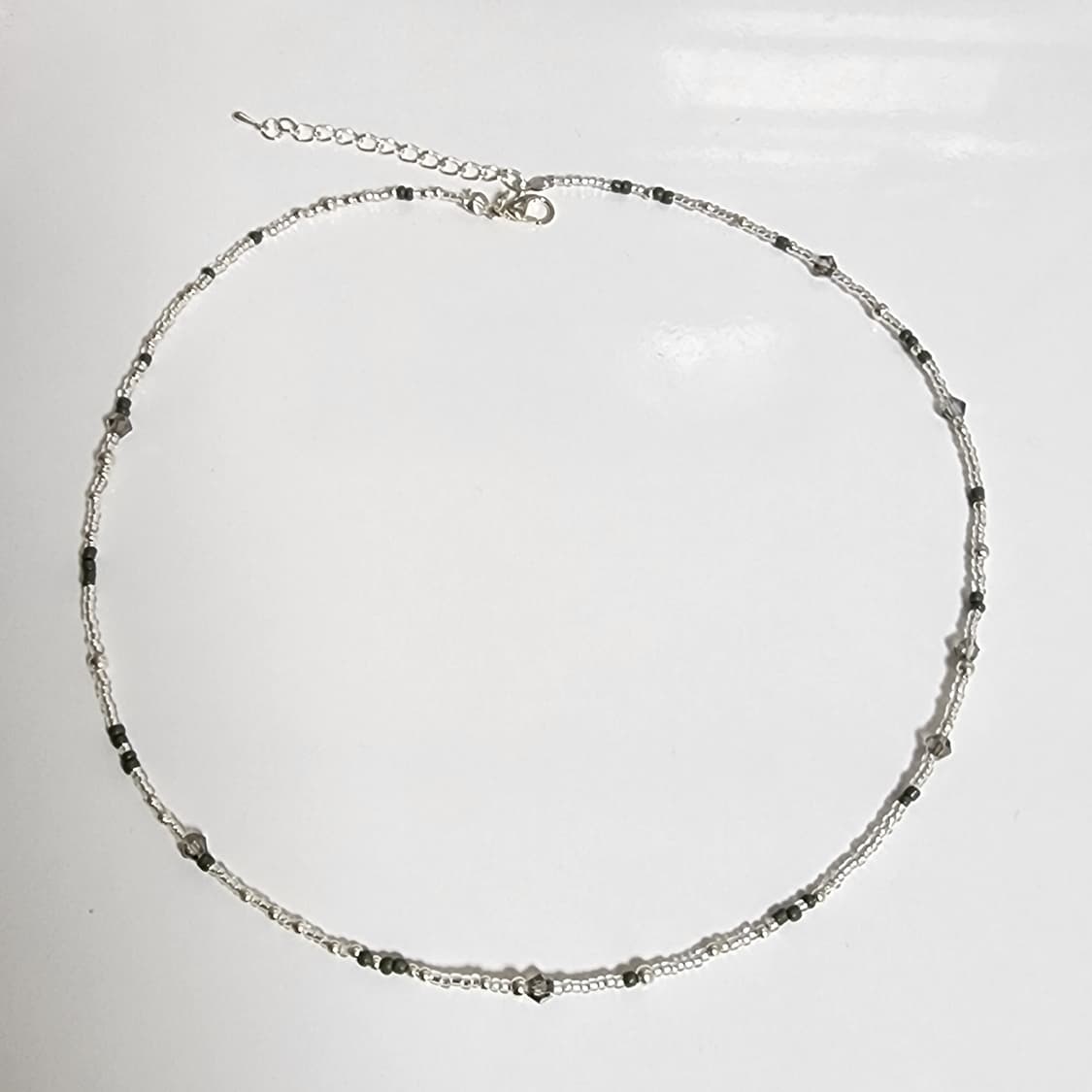 남자 짙회색 포인트 목걸이 상품이미지1