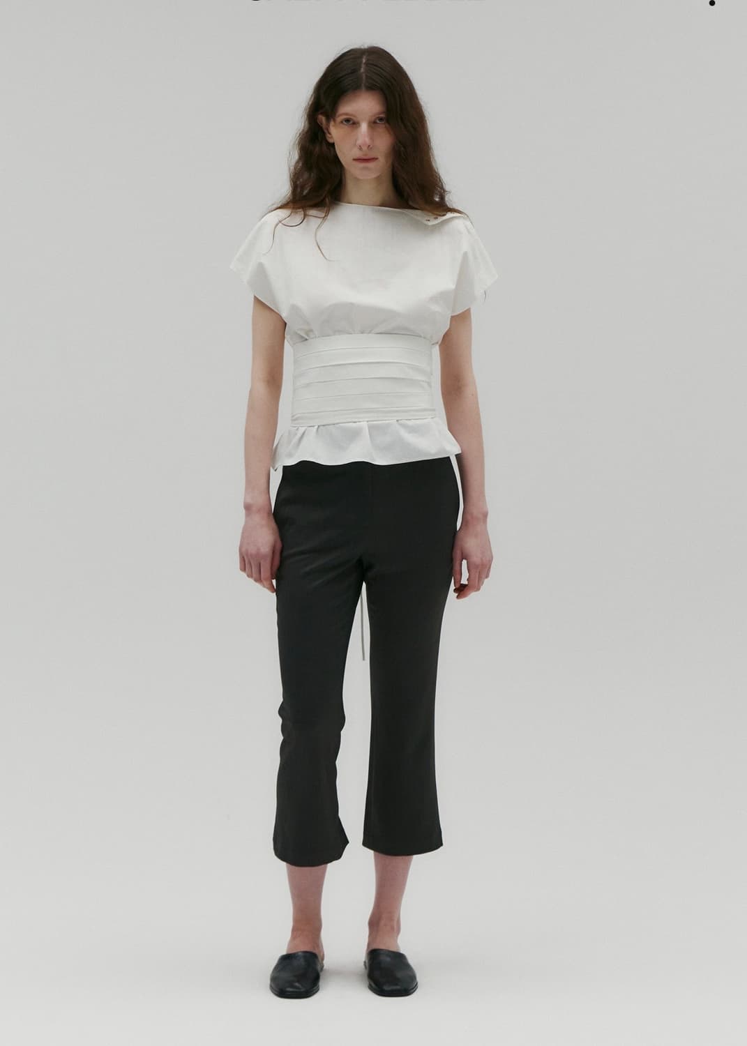 SSNAP BLOUSE , WHITE 상품이미지2