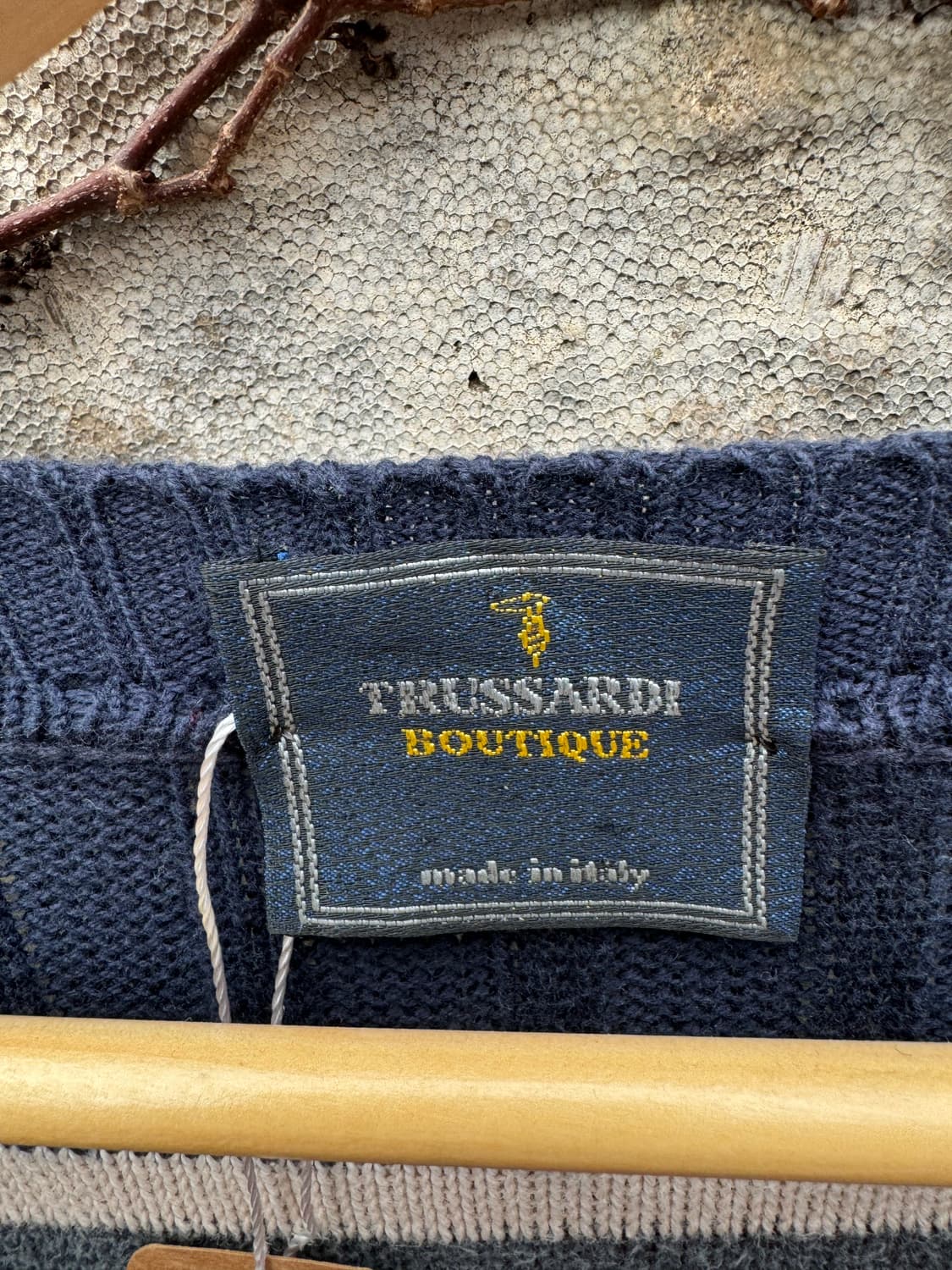 Trussardi 이태리 메이드 에스닉 패턴 니트 상품이미지4