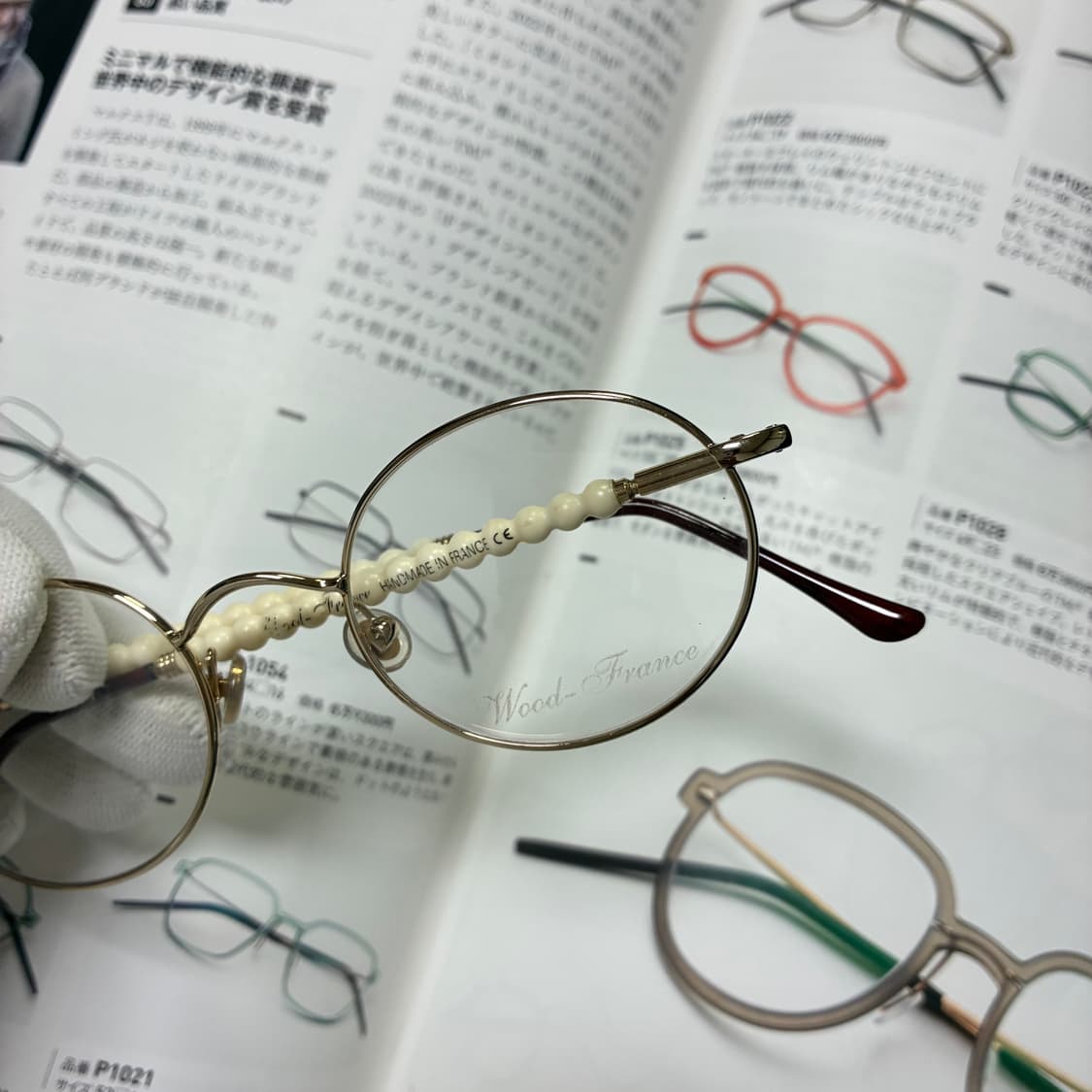 wood france 우드 프랑스 원형 티타늄 안경 상품이미지2