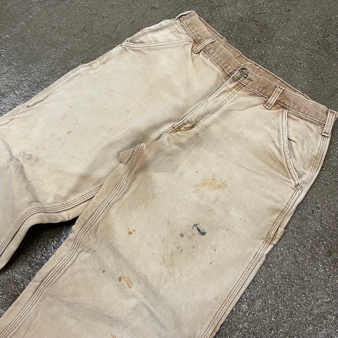 Carhartt 플란넬 라인드 카펜터 팬츠 (33“) 상품이미지3