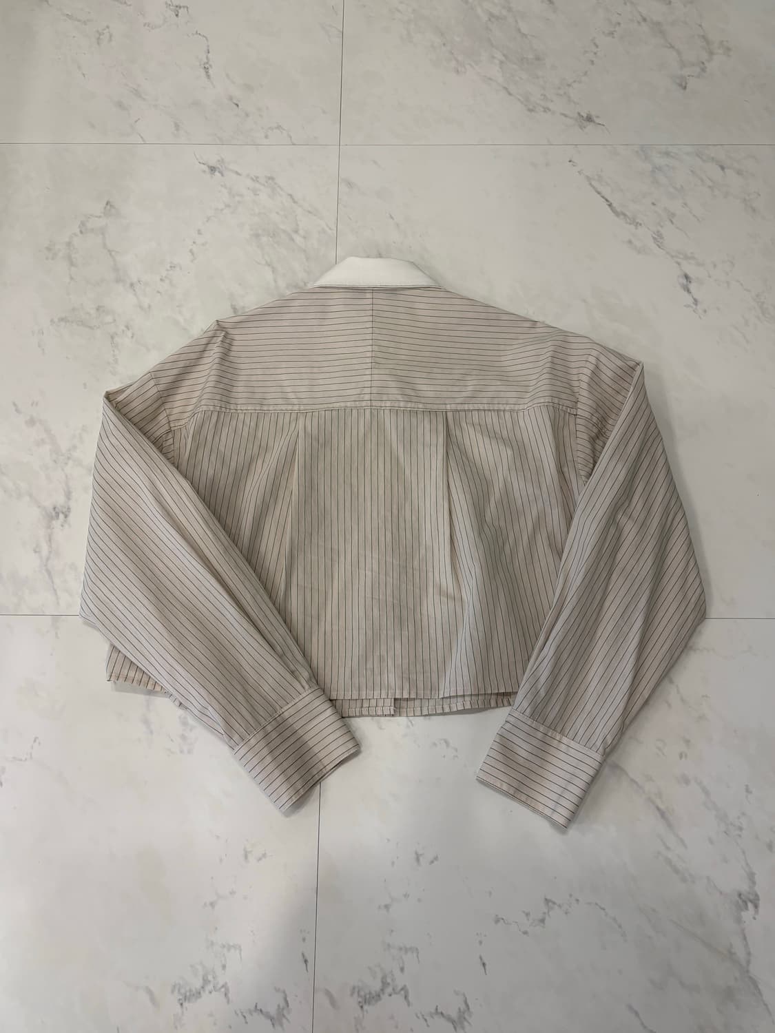 jcjd striped crop shirt 상품이미지6