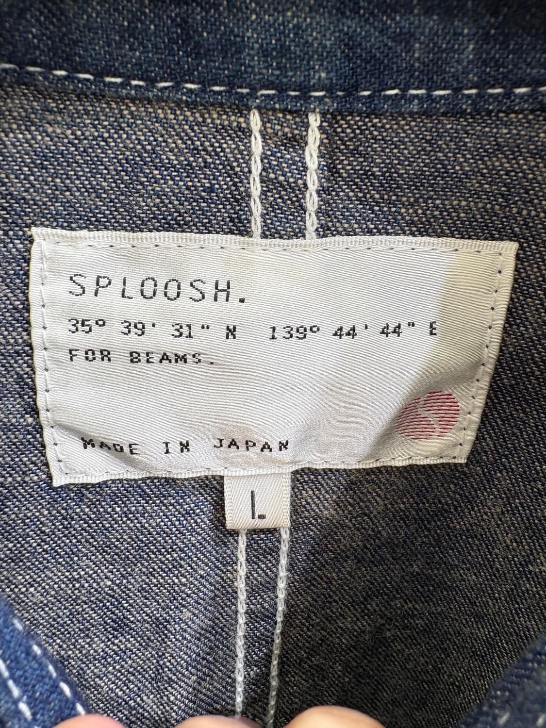 SPLOOSH (Made in Japan) 데님셔츠 상품이미지6