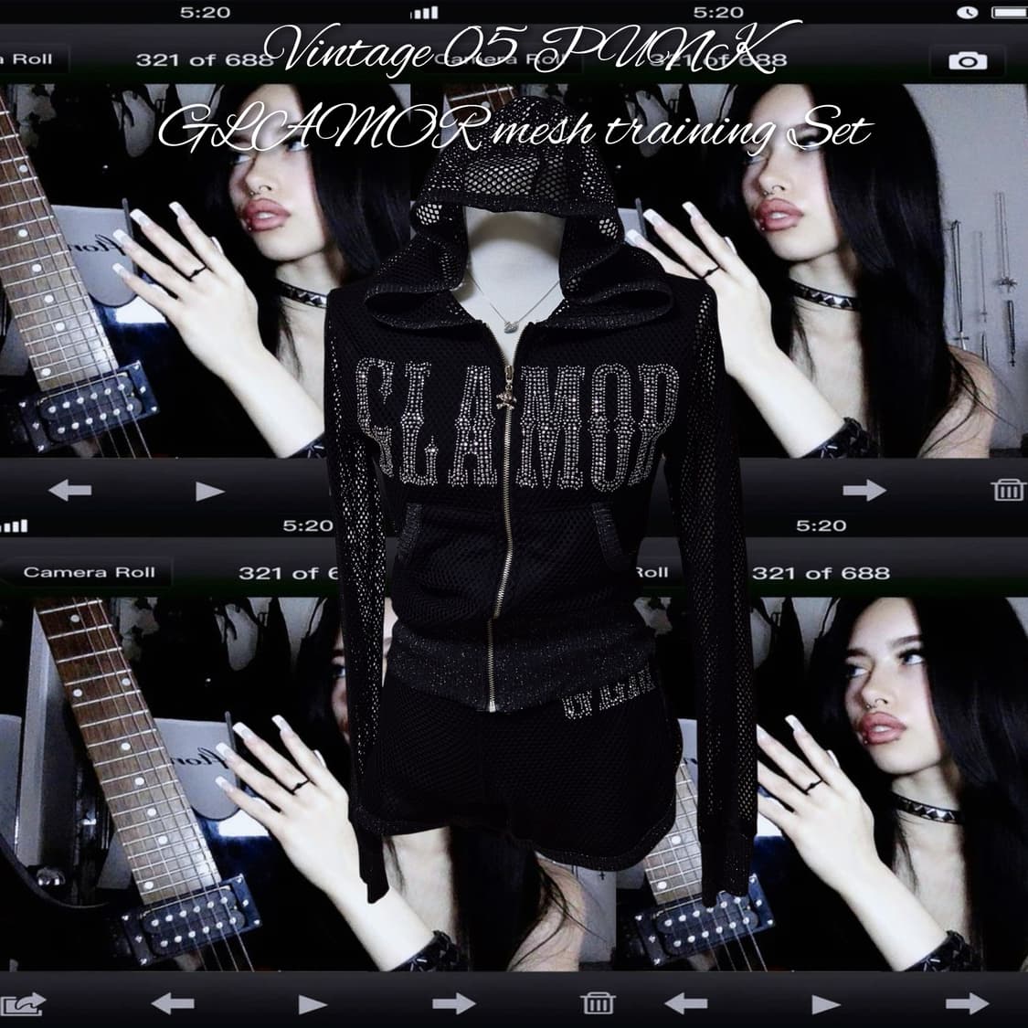 Vintage 05 PUNK GLAMOR mesh training Set 상품이미지1