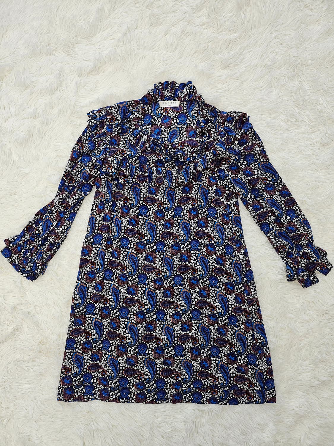 산드로 여성 실크 원피스1 상품이미지1