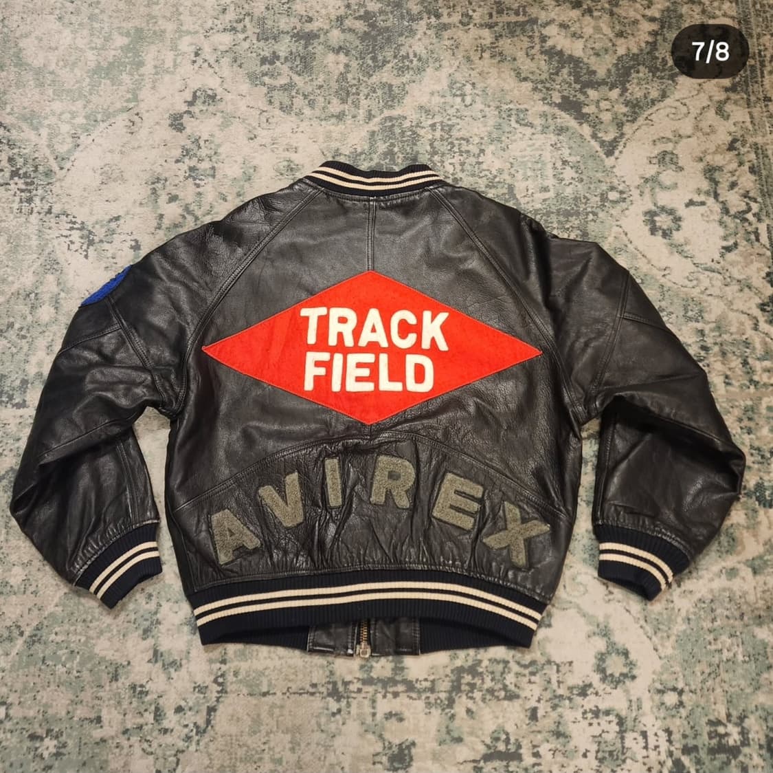 90s 아비렉스 LTD 플라이트 레더자켓 상품이미지7