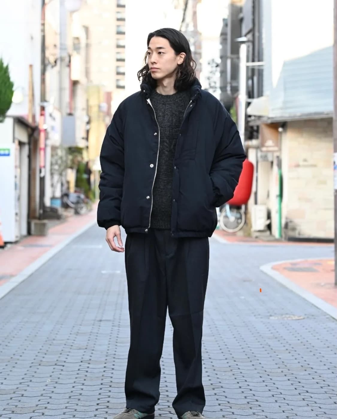 [1] 25AW 아프레쎄 실크 립스탑 스키 다운 자켓 상품이미지2