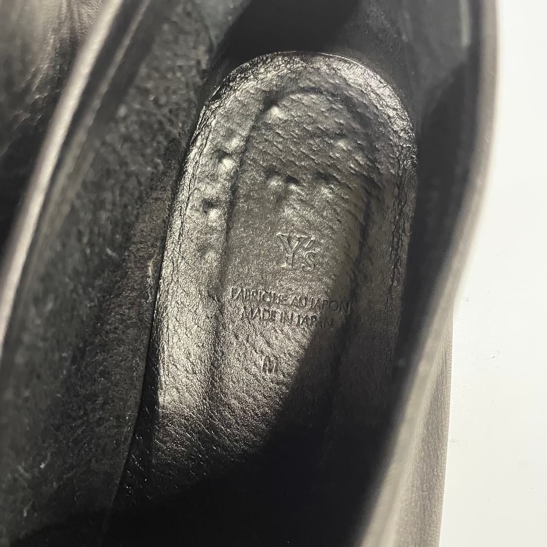 요지야마모토 레더 스트랩 앵클 슈즈 상품이미지6