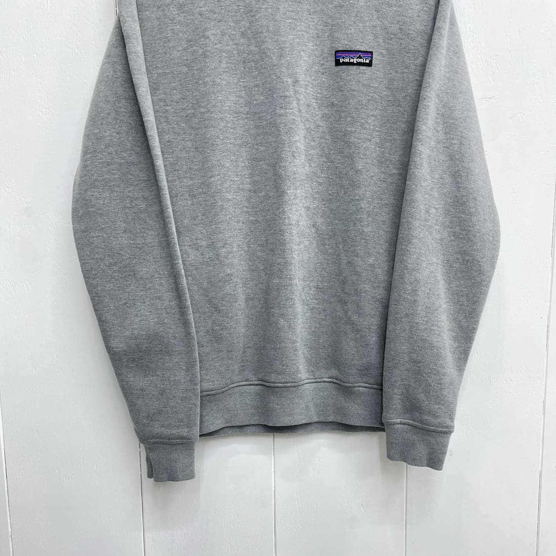 파타고니아 P-6 로고 멜란지 그레이 맨투맨 상품이미지6