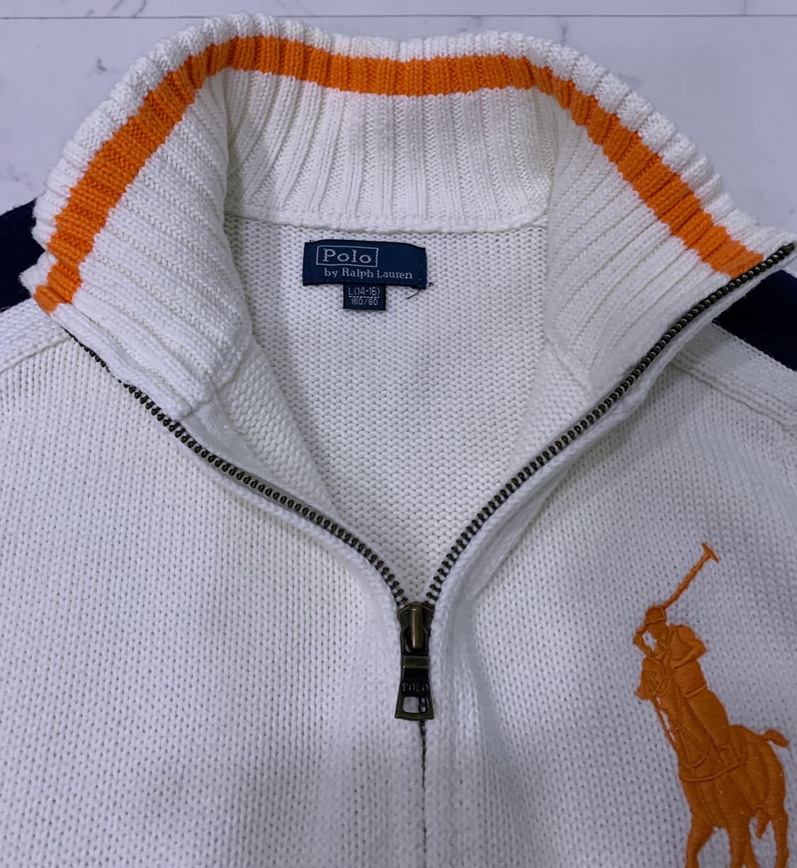 폴로 빅포니 니트집업 상품이미지5