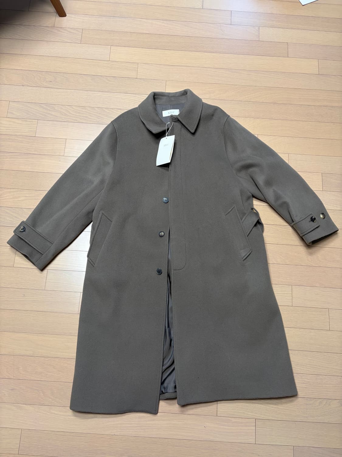 셔터 울 발마칸 코트 (새상품) L사이즈 상품이미지1