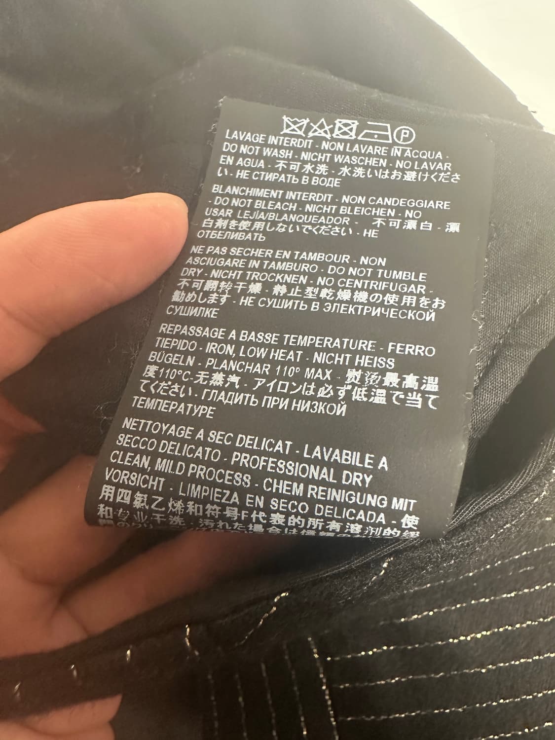 생로랑 19ss 핀스트라이프 슬랙스 상품이미지6