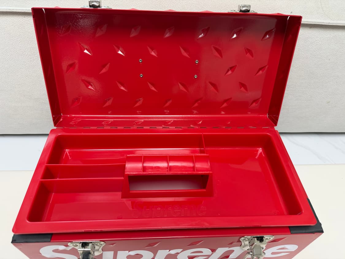 슈프림 다이아몬드 플레이트 툴 박스 레드 - 18FW 상품이미지2