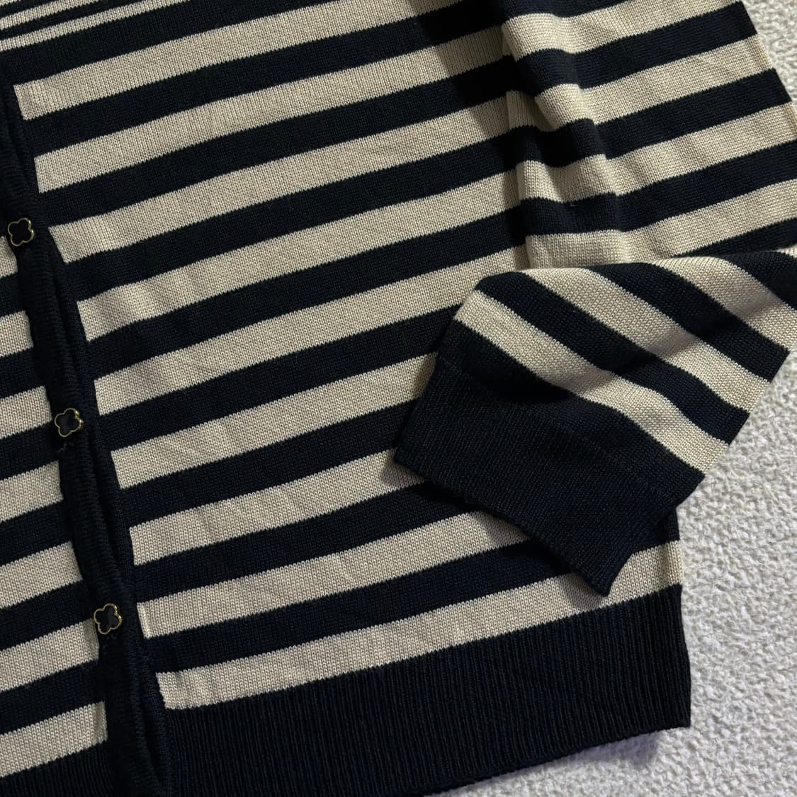 일본빈티지 네이비 스트라이프 가디건 상품이미지3