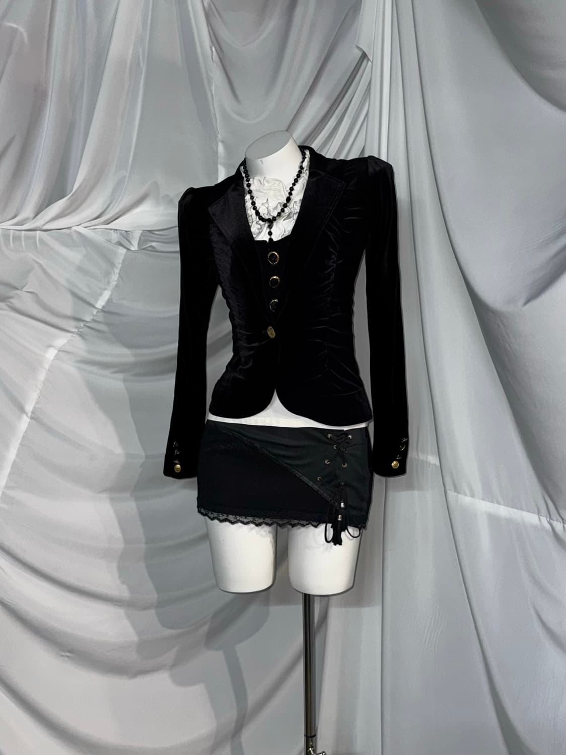 캐캐체 세라깔 무채색 공겜여주 코디세트  상품이미지8