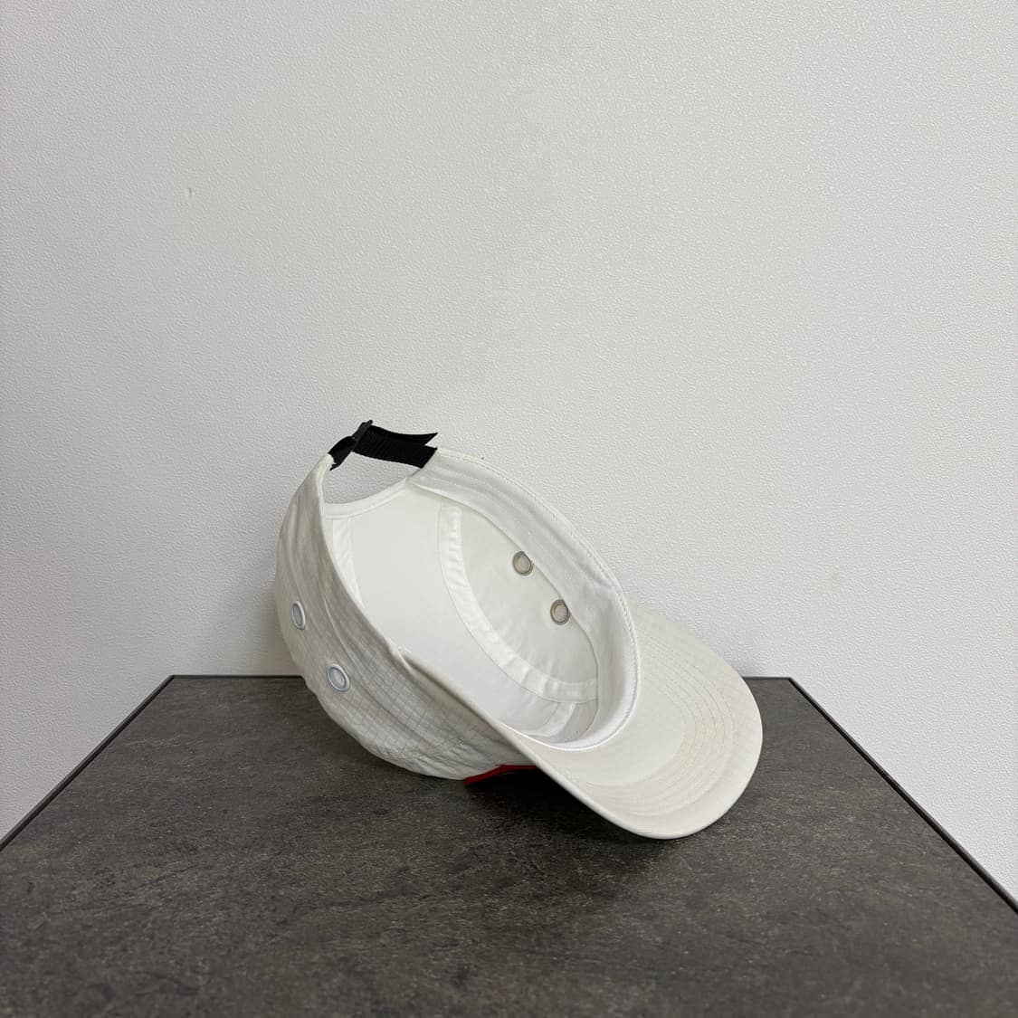 (OS) 슈프림 박스로고 캠프캡 모자 벤틸 벤타일 화이트 상품이미지7