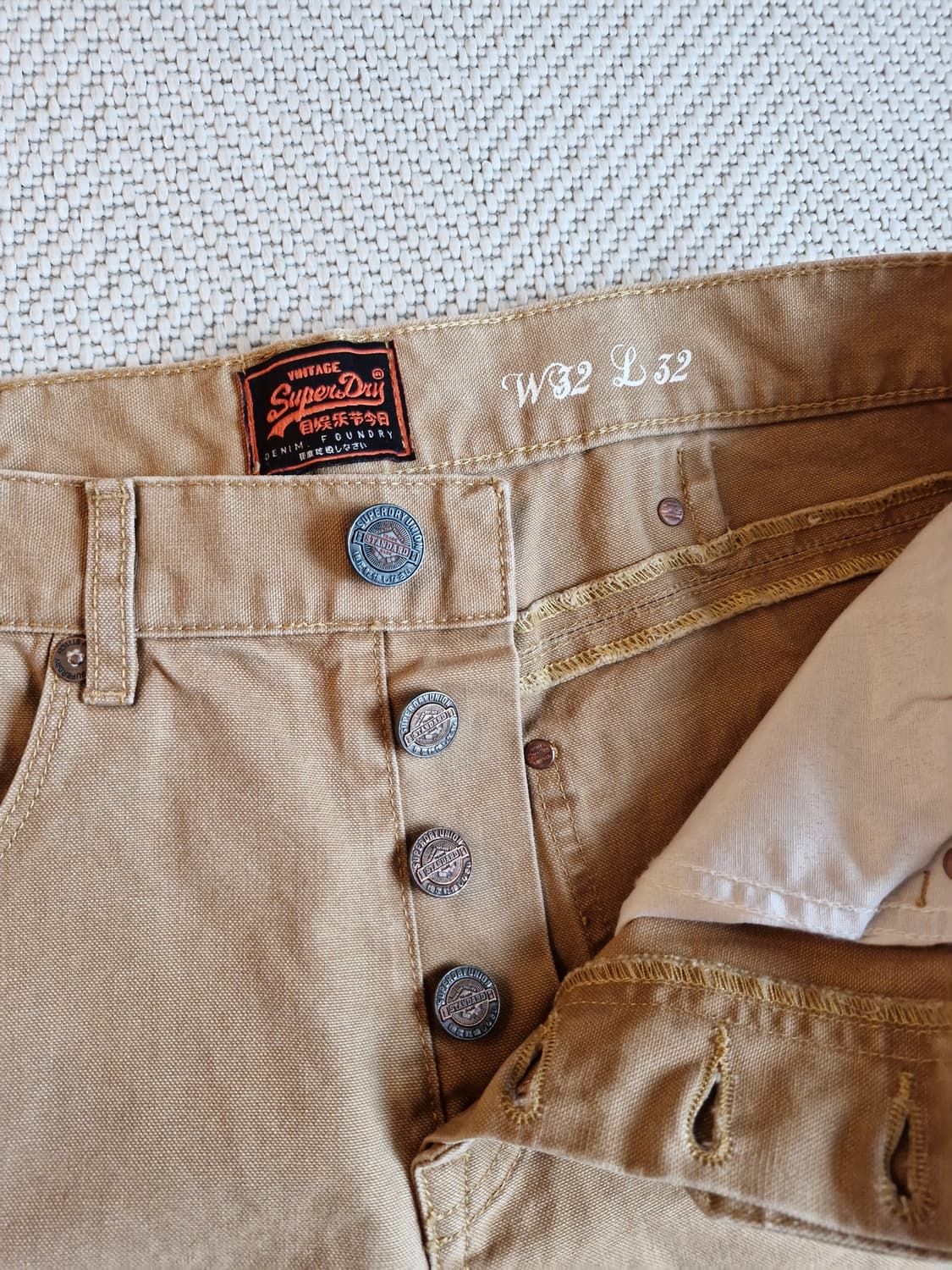 희귀 슈퍼드라이 데님 워크팬츠 W 32 상품이미지6